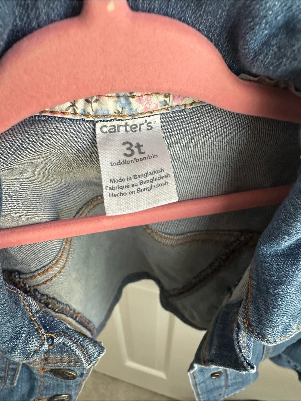 Carter's Classic Kids Denim Jacket - Medium Blue